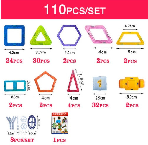 Mini Magnetic Piece Educational Toys - Cindi Book