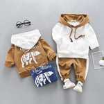 Western style 1 year old baby sweater two-piece - Cindi Book