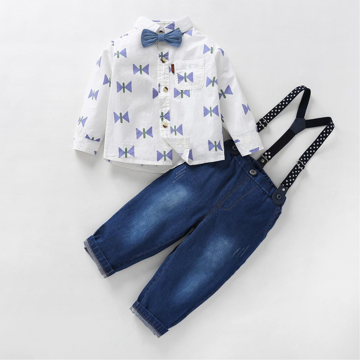 Three-piece suit of gentleman dress suspenders - Cindi Book