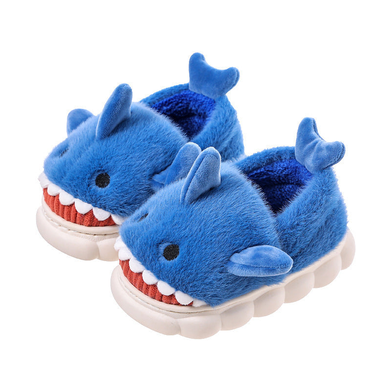 Winter Cute Cartoon Thick Bottom and Warm Keeping Fluffy Shoes