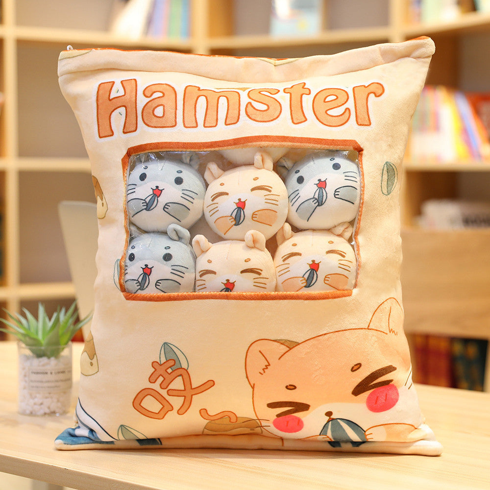 A Big Bag Of Snack Doll Cute Doll Sleeping Pillow For Girl Ankle Biter Pillow - Cindi Book