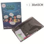 Educational Toy Drawing Pad 3D Magic 8 Light Effects Puzzle Board Sketchpad - Cindi Book