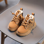 Baby Soft Bottom Short Boots High-top With Velvet Thickening Thermal Cotton Shoes - Cindi Book