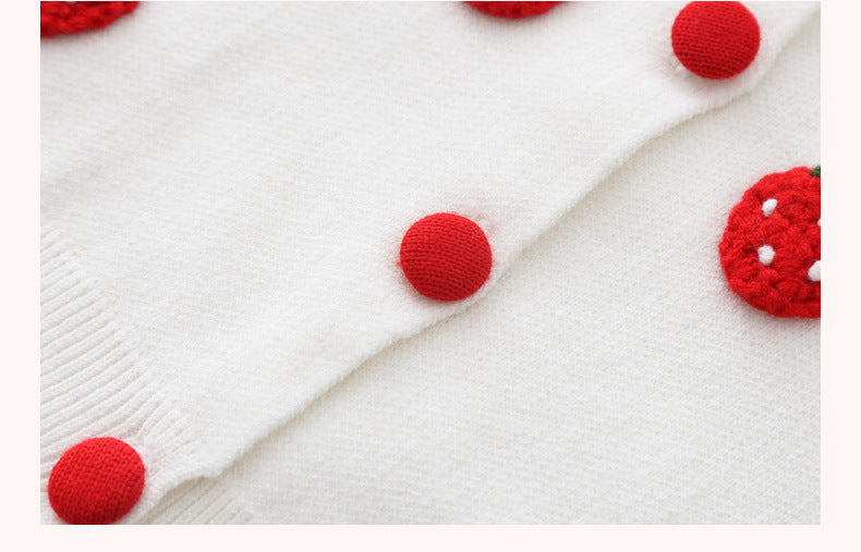 Two-Piece Baby Girl Mink Wool Sweater Dress