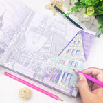 Elementary School Student Coloring Book Secret Garden Decompression - Cindi Book