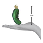 Old World Christmas Pickle Ornament - hand-blown glass Christmas tree ornament (view 7)