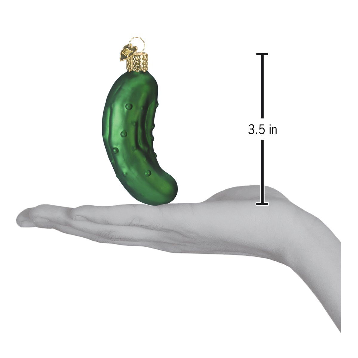 Old World Christmas Pickle Ornament - hand-blown glass Christmas tree ornament (view 7)