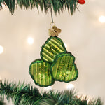 Old World Christmas Pickle Chips Ornament - hand-blown glass Christmas tree ornament