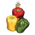 Old World Christmas Bell Peppers Ornament - hand-blown glass Christmas tree ornament (view 3)
