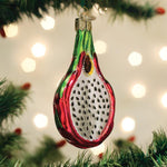 Old World Christmas Dragon Fruit Ornament - hand-blown glass Christmas tree ornament