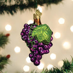 Old World Christmas Grapes Ornament - hand-blown glass Christmas tree ornament