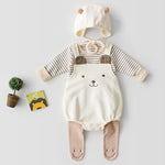 Baby sleeveless strapless cotton robe hat - Cindi Book