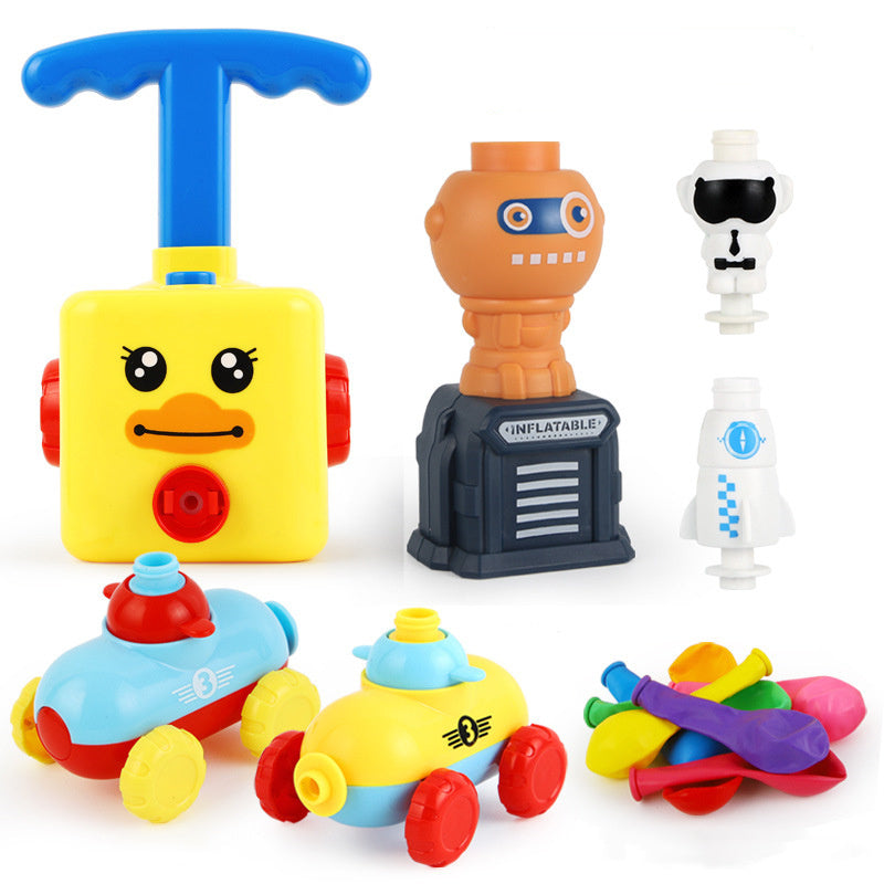 Power Balloon Launch Tower Toy Puzzle  Education Inertia Air Power Balloon Car Science Experimen Toy For Children Gift - Cindi Book