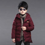 Boy's hooded padded padded jacket - Cindi Book
