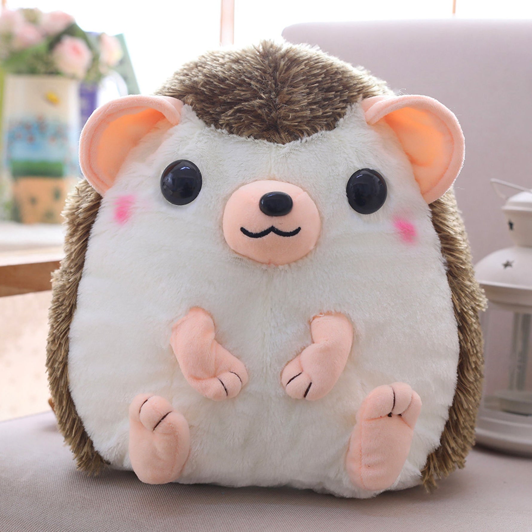 New Cute Cartoon Hedgehog Schoolbag Student Plush Toy - Cindi Book