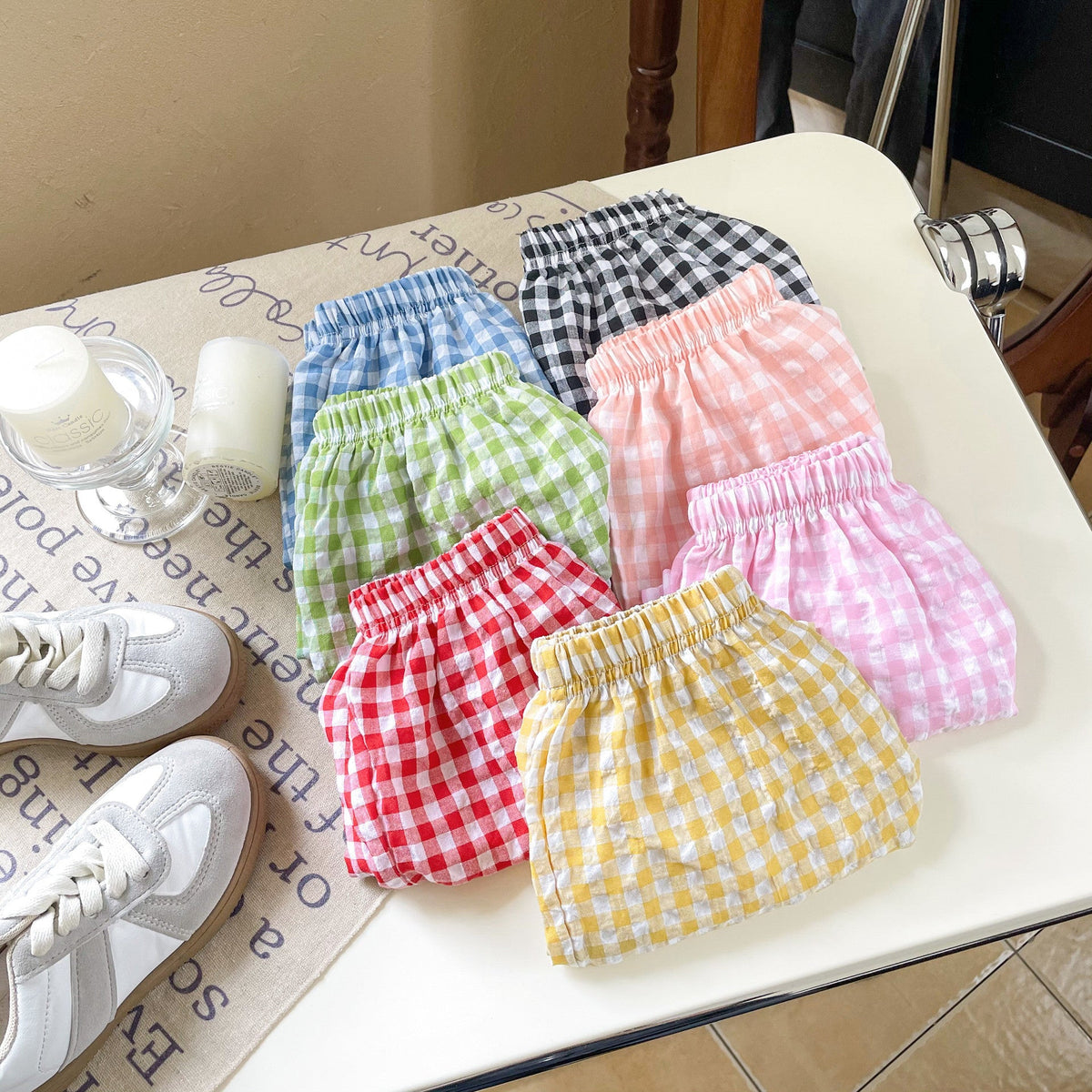 Fashion Personality Girls' Shorts Versatile Lattice - Cindi Book