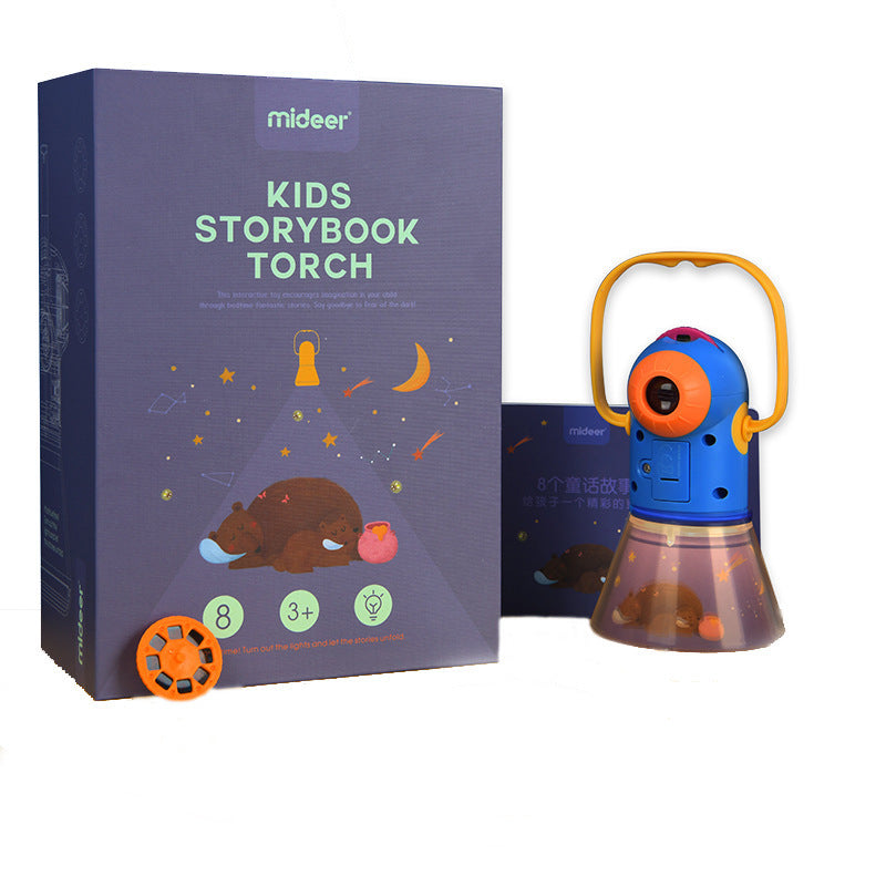 Children Night Lamp Projection Lamps Multifunction Story Projector Kids Early Education - Cindi Book