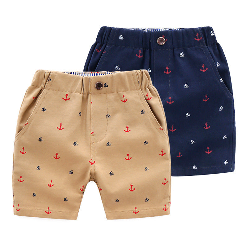 Casual Baby Print Fashion Thin Pants Children Beach Shorts - Cindi Book