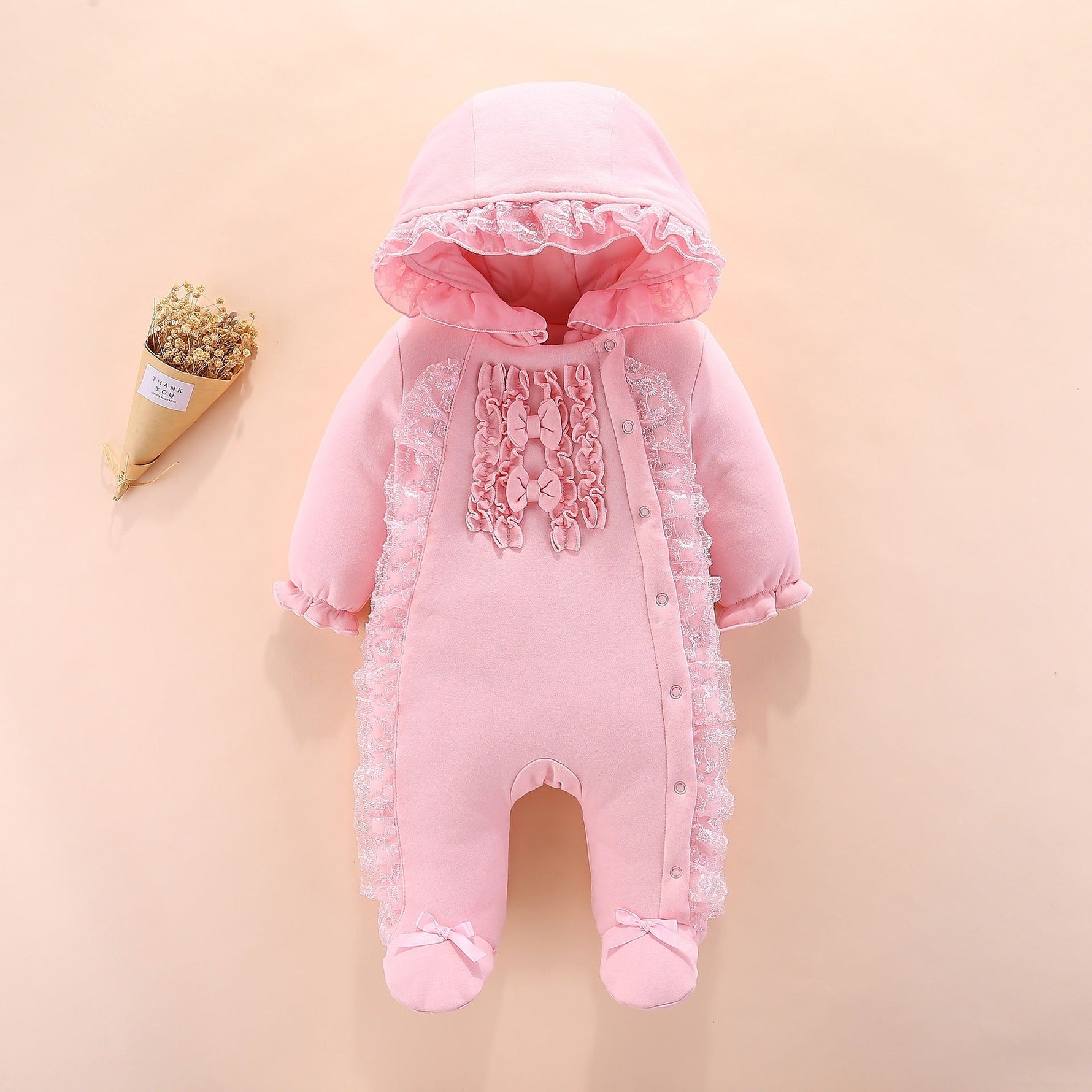 Baby hooded romper - Cindi Book