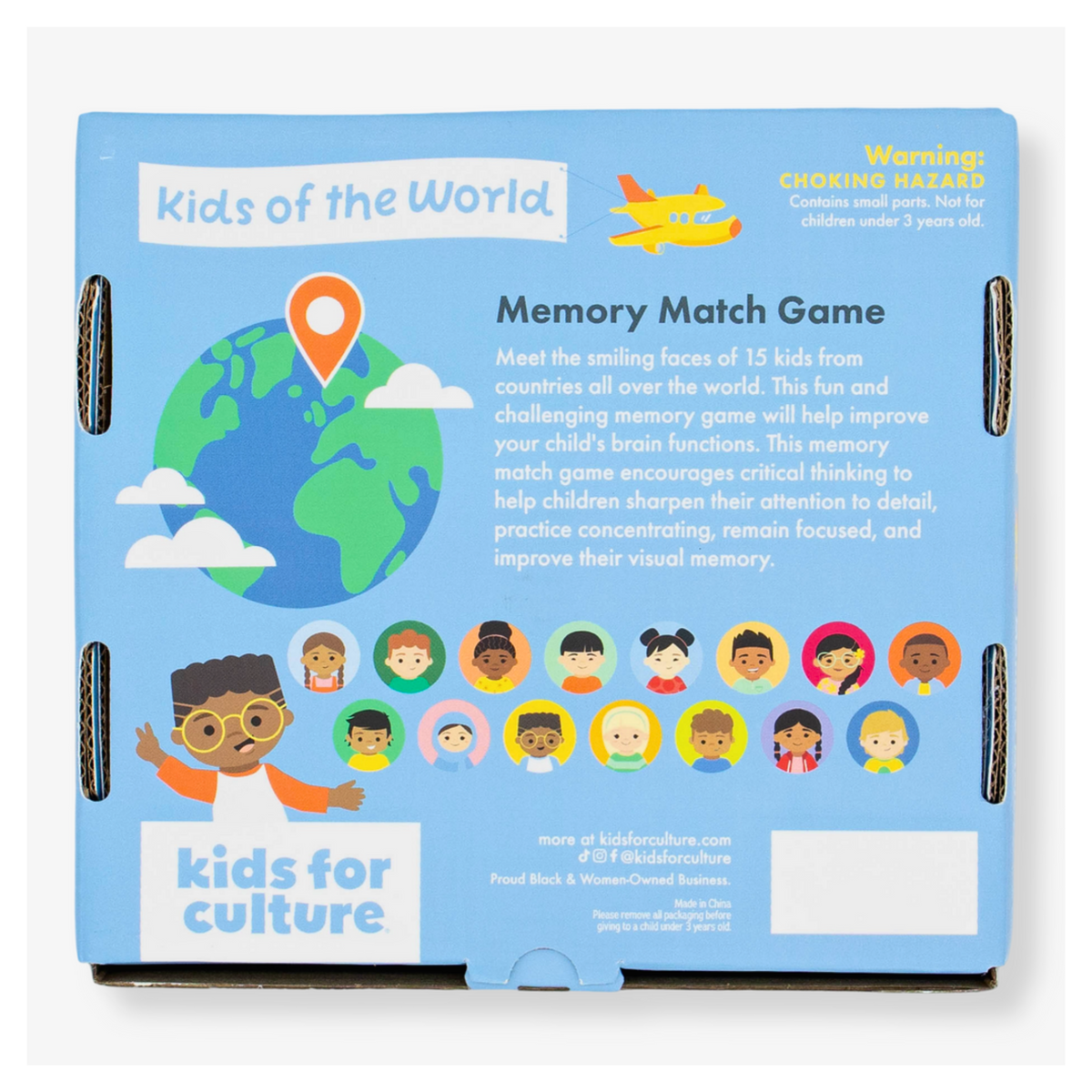 Kids of the World: Memory Match Game