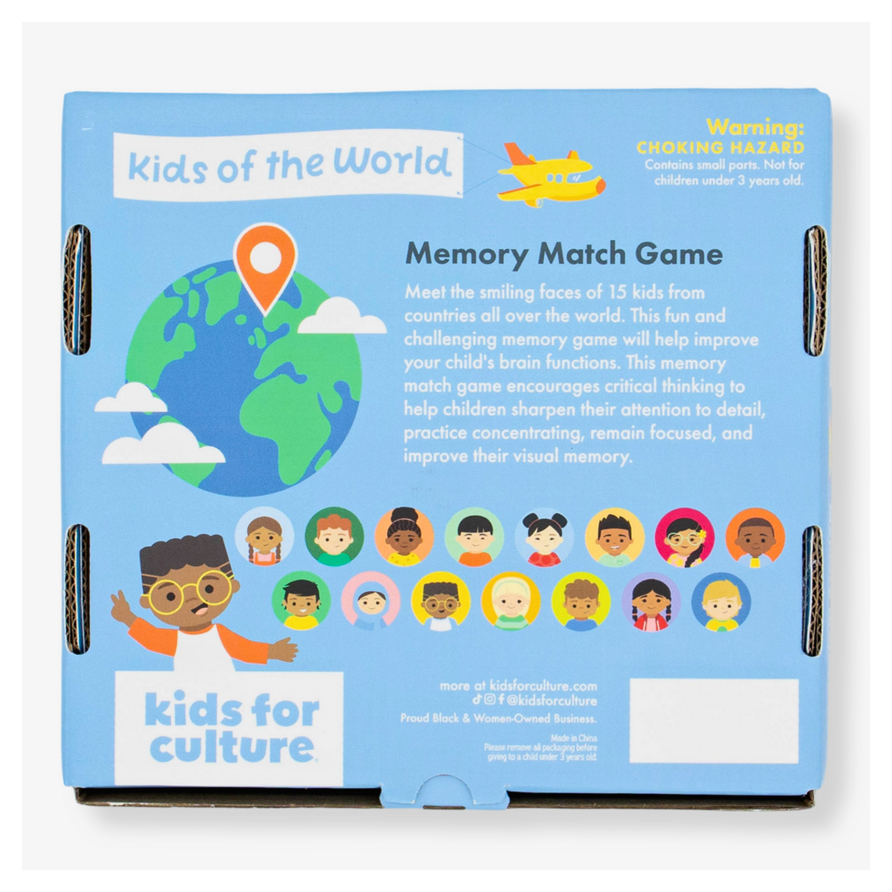 Kids of the World: Memory Match Game