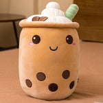 Milk Tea Cup Plush Toy Fruit Pillow Strawberry Matcha Cup Creative Doll - Cindi Book