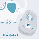 Baby Eating Silicone Bib Baby Stereo Waterproof - Cindi Book