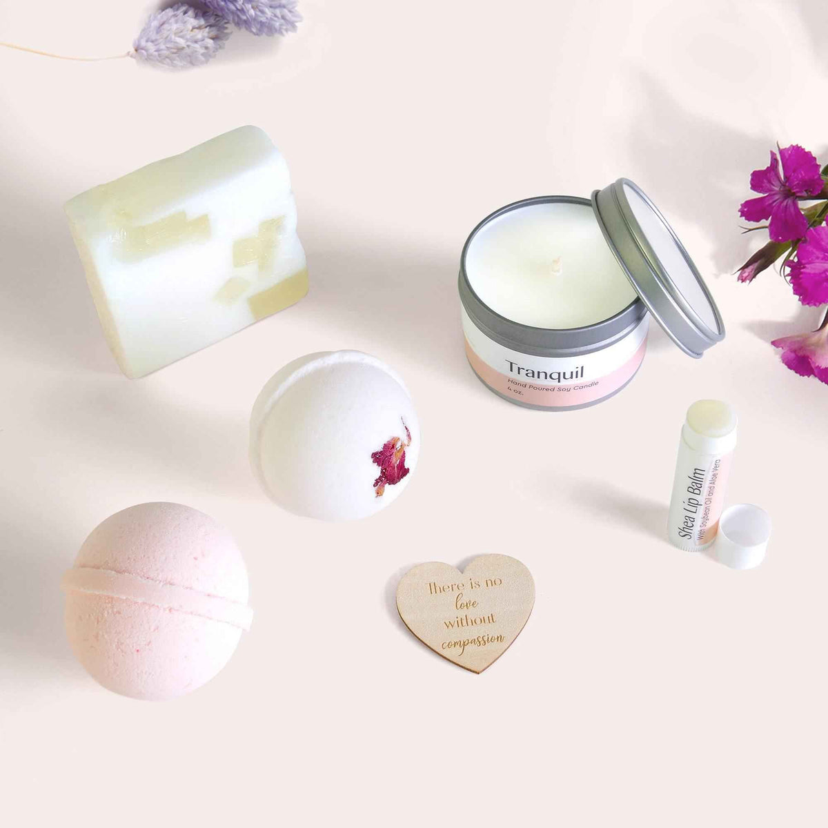 28th Birthday Compass Necklace Spa Gift Box Set