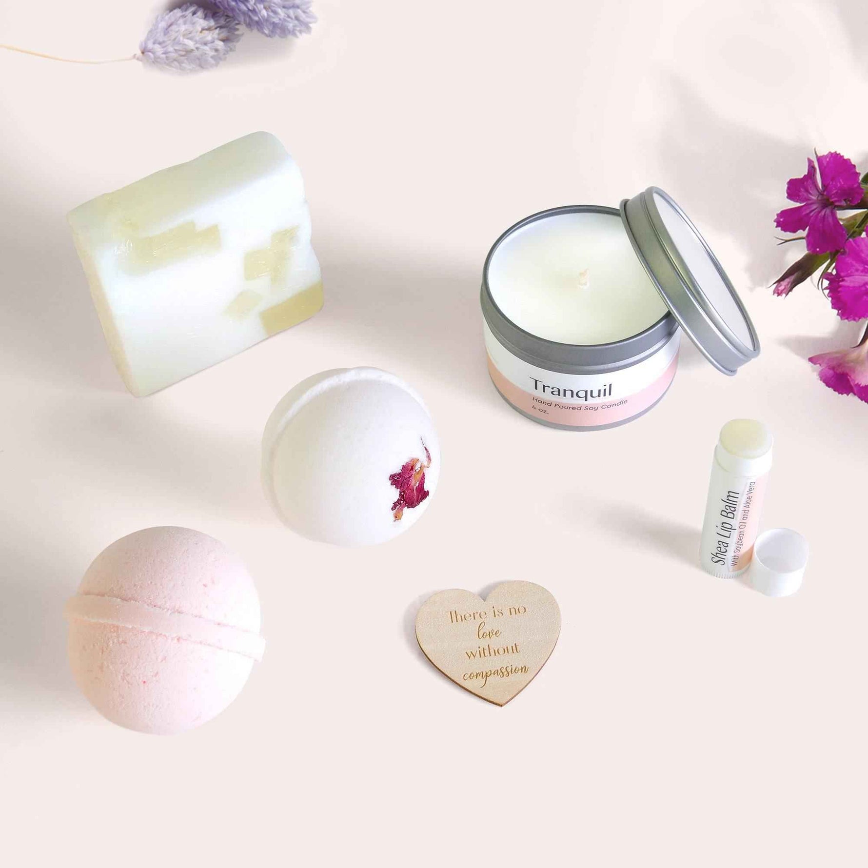 28th Birthday Compass Necklace Spa Gift Box Set