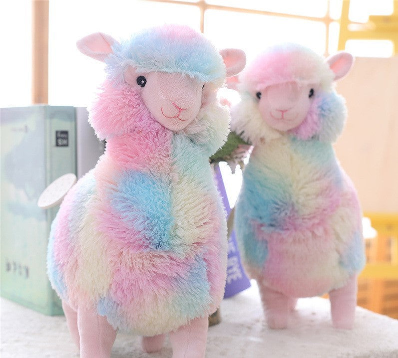 30cm  Rainbow Alpaca - Cindi Book