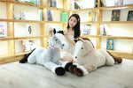 Simulation lying horse pillow plush toy - Cindi Book