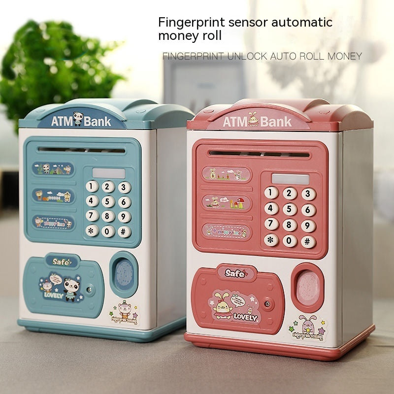 Children's Savings Bank Electric Sound And Light Fun Intelligent Automatic Money Changer - Cindi Book