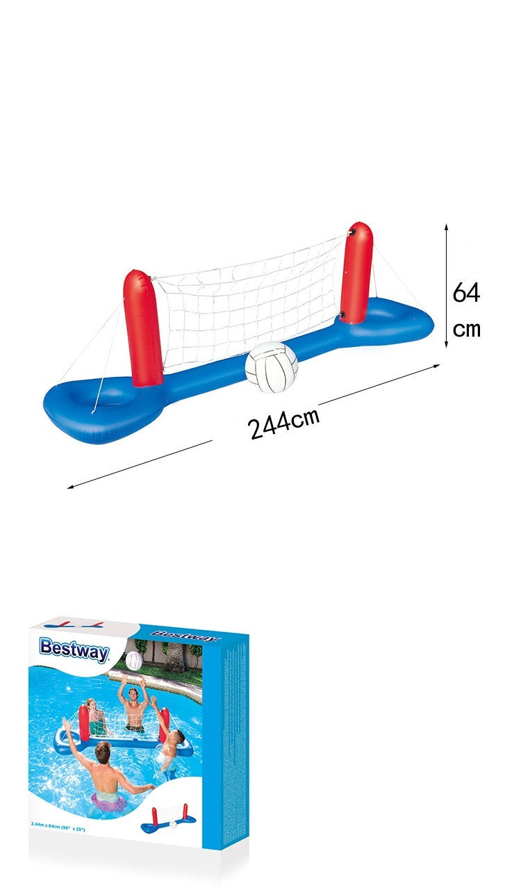 Giant Inflatable Pool Toy Volleyball Football Ball Game Swimming Game Toys Air Mattresses Large Floating Island Boat Toy Party - Cindi Book