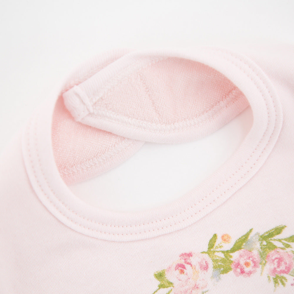 Baby Bib with 3 Baby Drool Towels