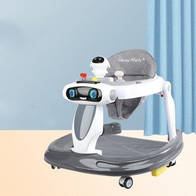 Baby Walker Anti-O-leg Baby Children's Multi-functional Anti-rollover Walker - Cindi Book