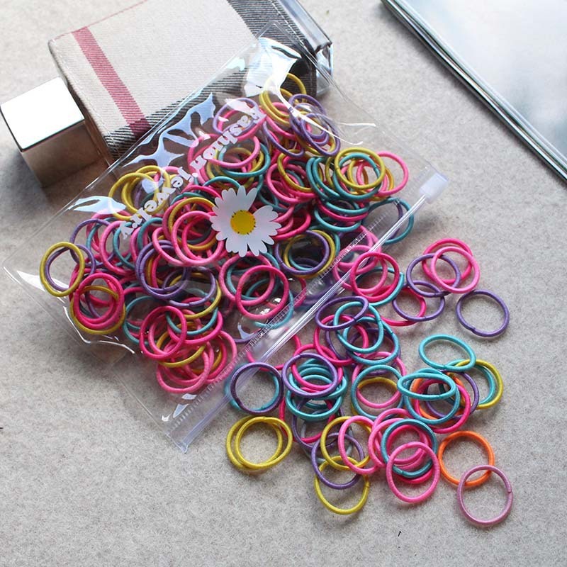 Mini baby finger colored hair loops will not hurt your hair - Cindi Book