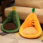 Kawaii Multifunction Plush Fruit Soft Stuffed Cactus Avocado Carrot Pillow Toys Home Office Decor Chair Seat Cushion - Cindi Book