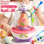 Electric Mini Finger-Powered Pottery Wheel Kit Handmade Set With No-Bake Clay Toys - Cindi Book