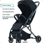 Pull Rod Type Summer Ultra-light Stroller Four Minus - Cindi Book
