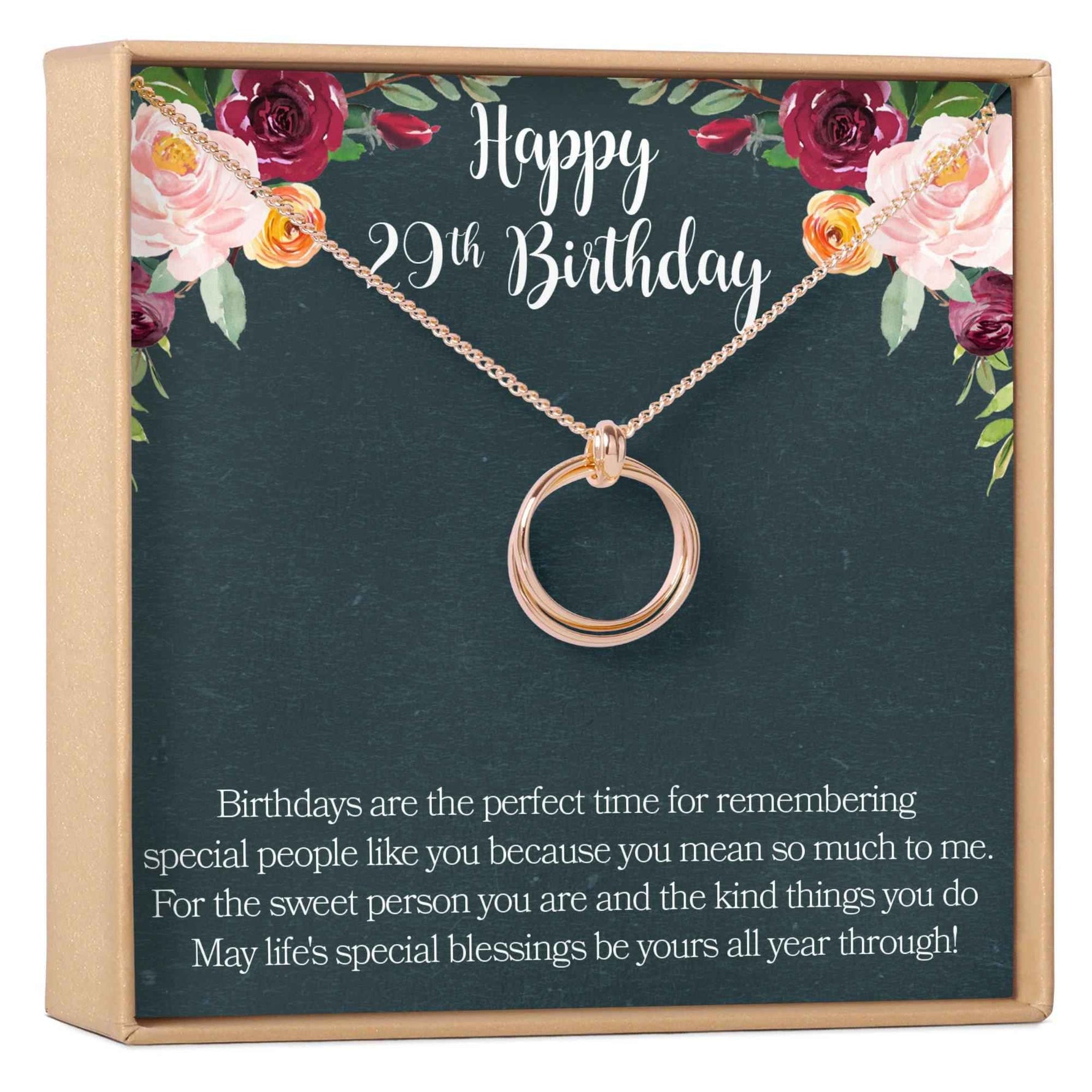 29th Birthday Necklace