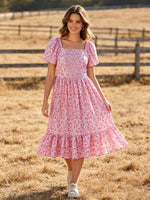 Rylee Faith Designs - Mommy & Me Adult Dress – Spring Floral Print