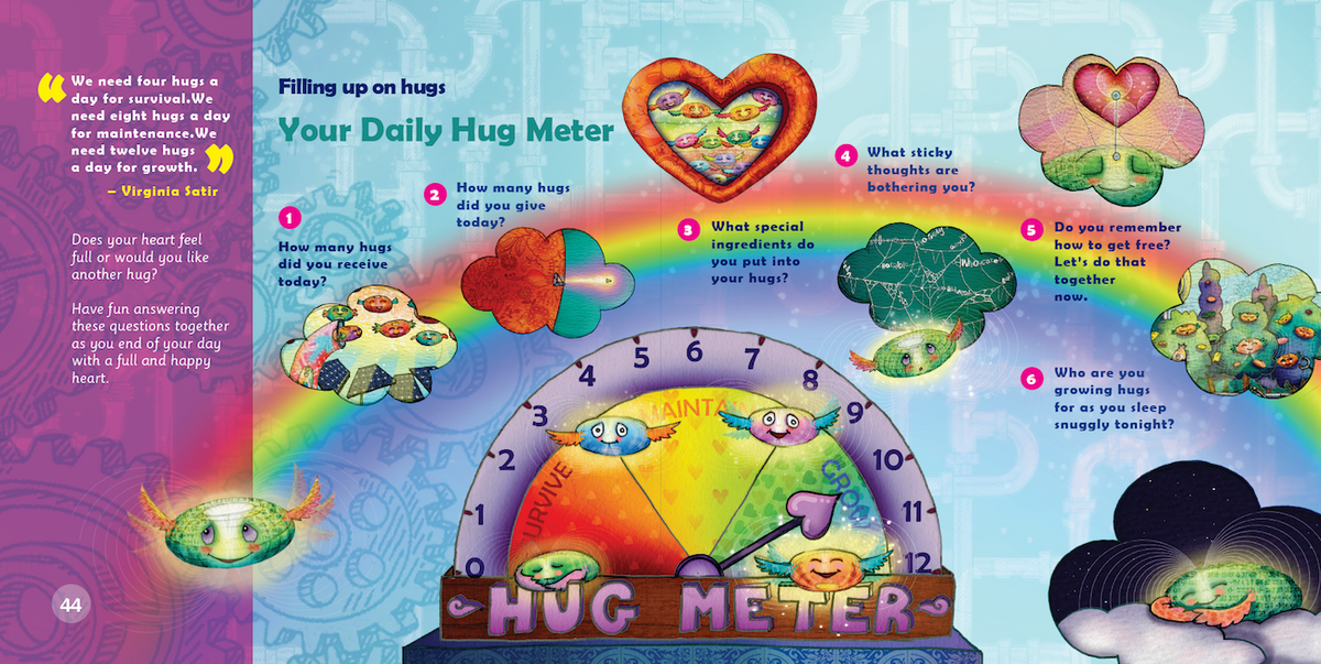 The Hug Who Got Stuck: Teaching Children How to Access Their Heart and Get Free from Sticky Thoughts
