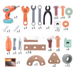 Educational Repair Assembly Playhouse Toolbox Set For Kids - Cindi Book