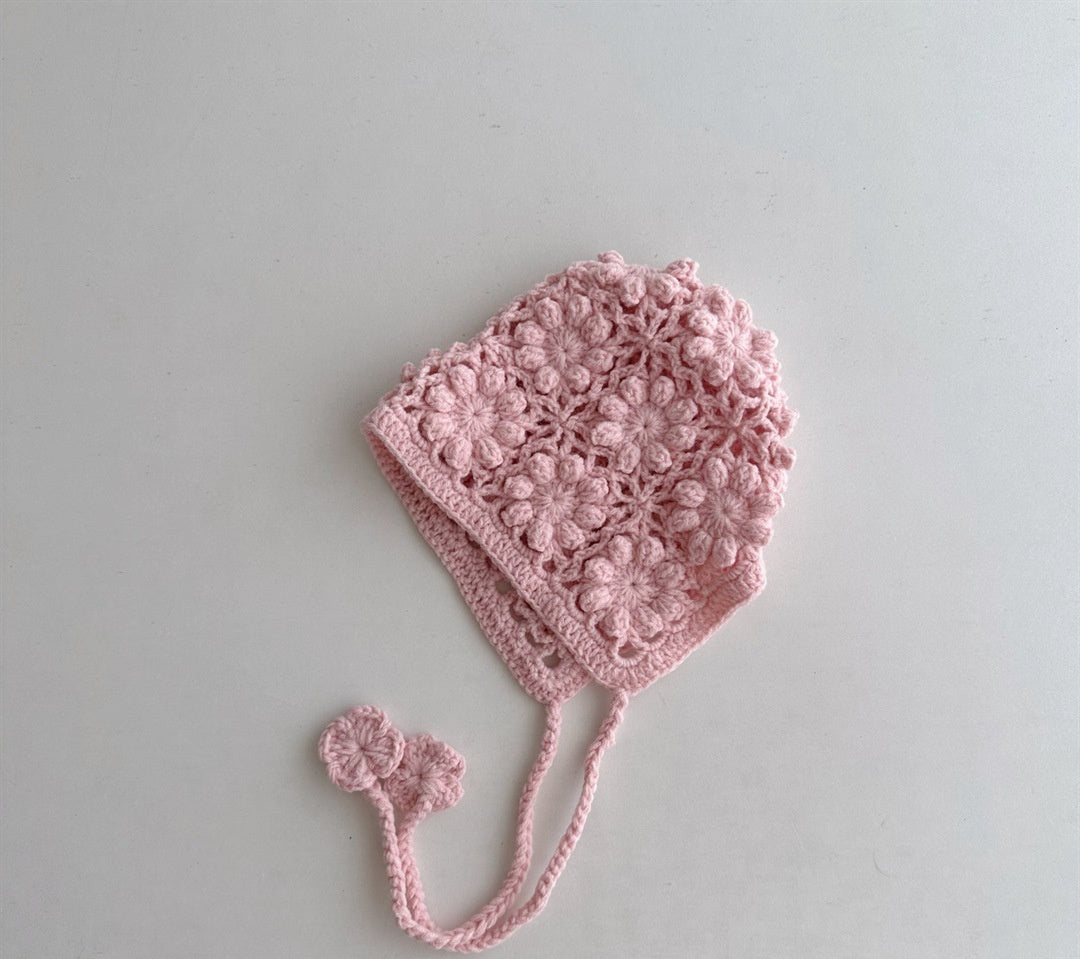 Breathable Lace Up Earflaps Woolen Hat Girl - Cindi Book