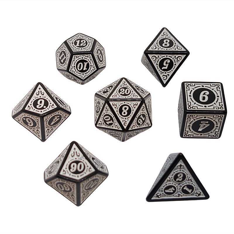Pattern Multi-faceted Digital Dice Running Group Board Game Accessories Props - Cindi Book