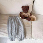Korean-style Double-layer Ankle-tied Ultra-thin Cropped Pants - Cindi Book