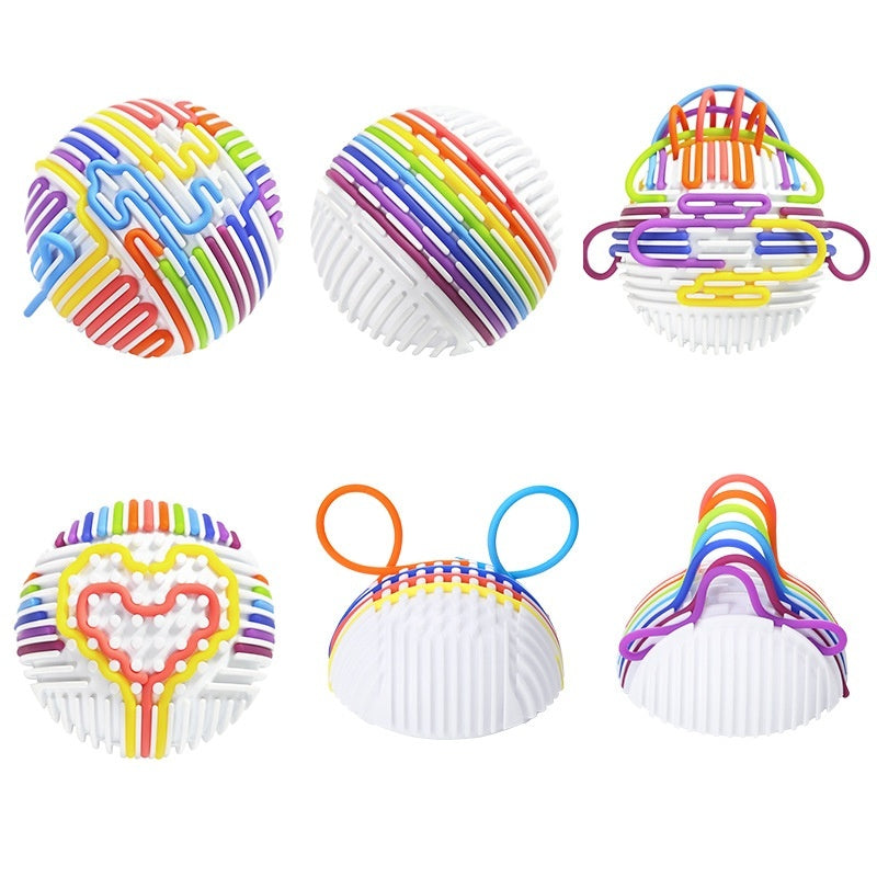 Sensory Activity Ball Puzzle Decompression Anxiety Training Silicone Toy - Cindi Book