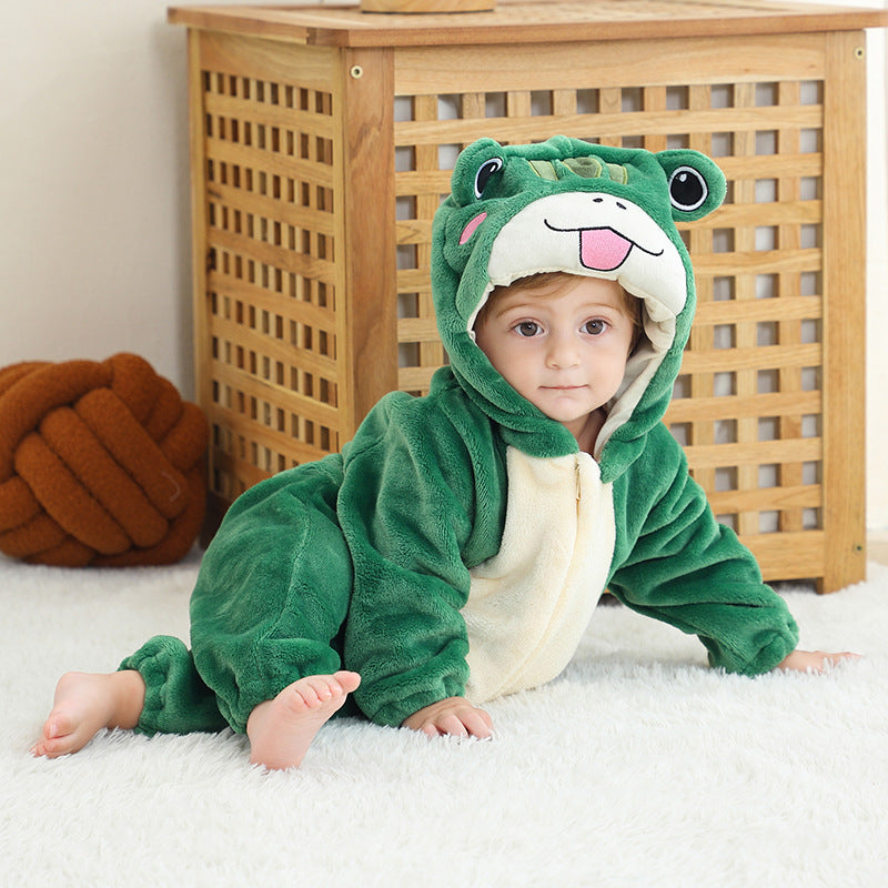 Flannel Animal Onesie For Kids - Cindi Book