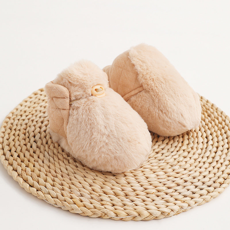 Fallwinter Soft-soled Anti-fall Warm Baby Toddler Shoes - Cindi Book