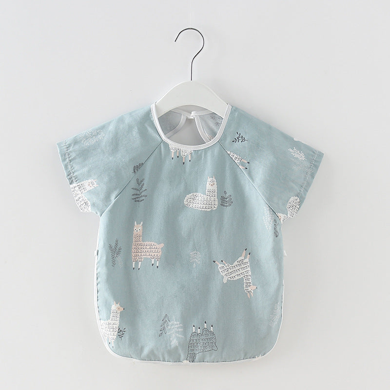 Baby Dinner Coverall Bib Spring And Autumn Long Sleeve Apron - Cindi Book